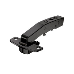 Sensys angle hinge W90 with integrated silent system (Sensys 8639i W90), in obsidian black, inset, Opening angle 95°