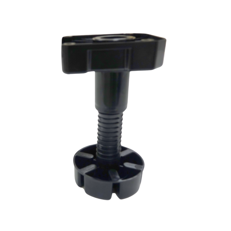 Cabinet Leg (Heavy Duty) with Adjustable heights - Black - Plastic (CL-MT160S)