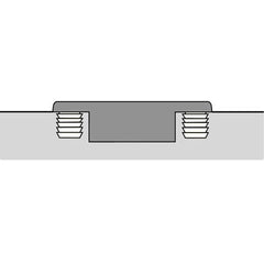 Sensys 110° hinge with integrated silent system (Sensys 8645i) (Soft-Closing), in obsidian black, overlay, Opening angle 110°, HTT-9091738 (TH Pattern)/HTT-9341256 (TB Pattern)/ HTT-9117003 (TB Pattern)