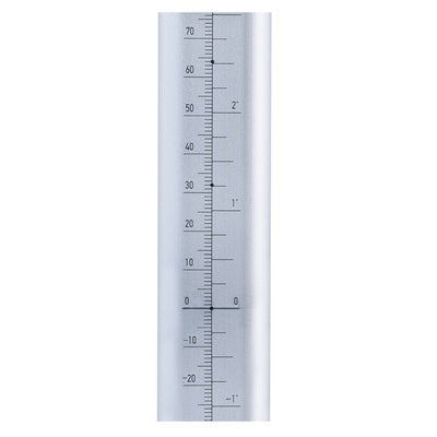 Accura rail with measurement scale, length