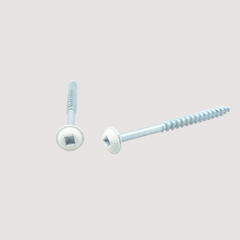 Wood Screw with #8 mm White Head