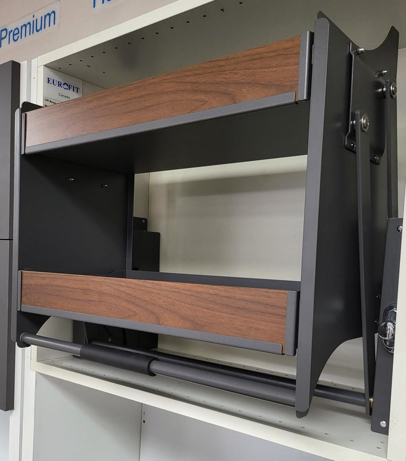 Lift Down System- Dark Grey, Walnut (WLT Series)