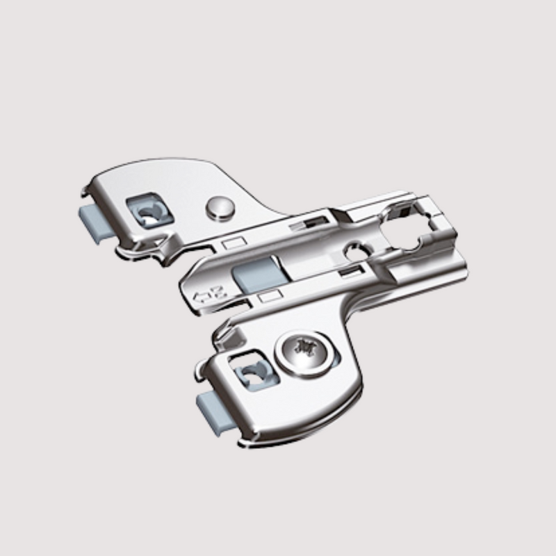 Face-frame mounting plate with direct height adjustment, Nickel plated   HTT-9090882