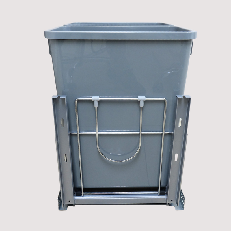 Eurofit Waste Bin Soft Close Bottom-Mounted (With Door Mounted Bracket)