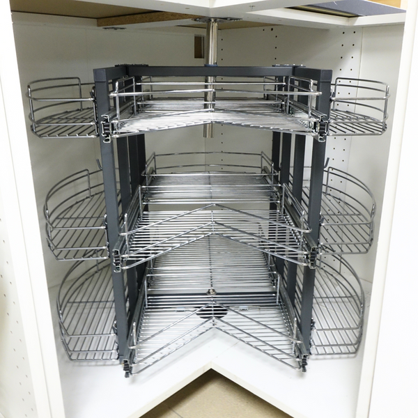 Swivel Lazy Susan with Pull-out baskets WLS-248 | JC Furniture