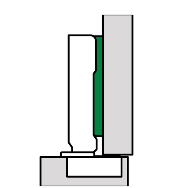 110° TIOMOS Overlay (Soft Close Hinge)