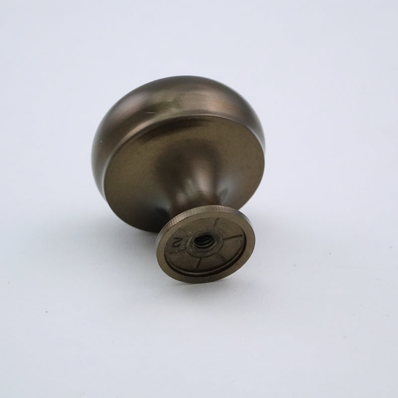 K-62343 Knob - Honey Brown, Satin Nickel Finish