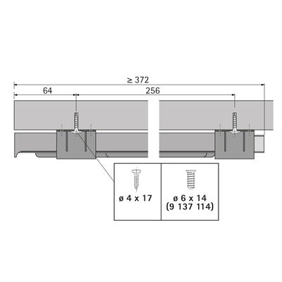 HETTICH Pencil tray, black   HTT-9037044