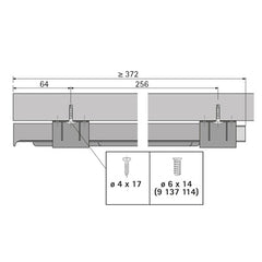 HETTICH Pencil tray, black   HTT-9037044