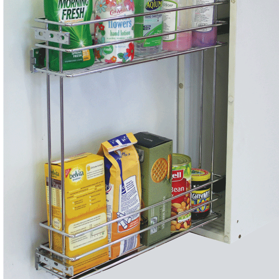 Spice Rack Mounted to the Door soft closing Universal