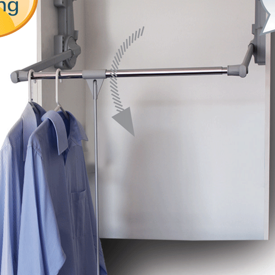 Ambos ITALY Pull-down Clothes Hanger (W29.5"-45¼") -ZLF-700