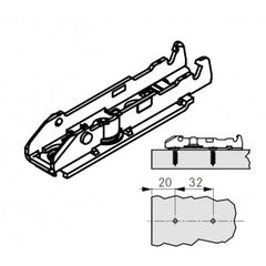 TIOMOS 1D Linear Mounting Plate (F059139701)