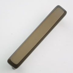 H-62862 Handle/Pull - Honey Brown, Brushed Nickel Finish