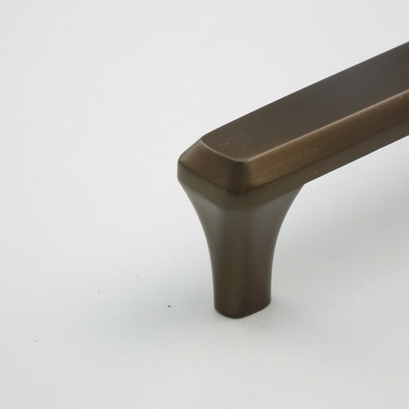 H-62862 Handle/Pull - Honey Brown, Brushed Nickel Finish