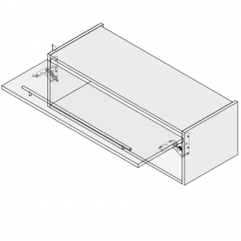 Kinvaro T-57 Lift-up flap fitting - WHITE - F151147080+F151147081