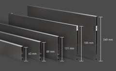 Vionaro Drawer 40kg Graphite Finish