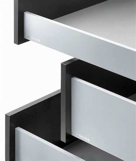 Vionaro Drawer 40kg Silver Grey Finish