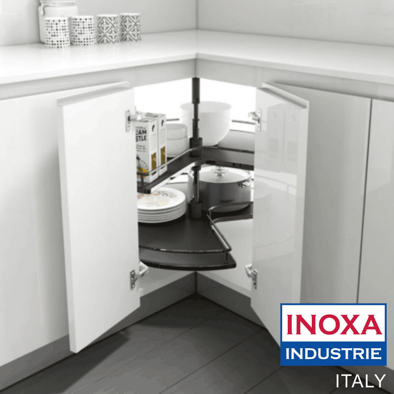 INOXA Pie Shape Lazy Susan Height Adjustable (XLS Series)