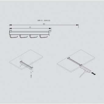 Ambos ITALY - Hanger Rack (Product Size 20⅛") - ZHG-405
